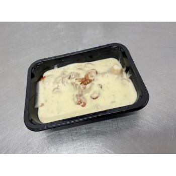 Noix de saint jacques à la crème accompagné de riz