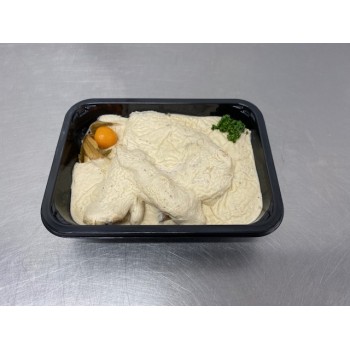 Escalope de poulet sauce creme