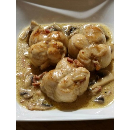 Paupiette de veau sauce champignons crème