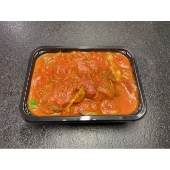 Langue de boeuf, purée, sauce tomate