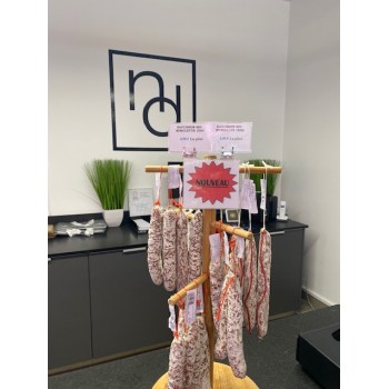 Saucisson sec à la Mimolette, 150g env