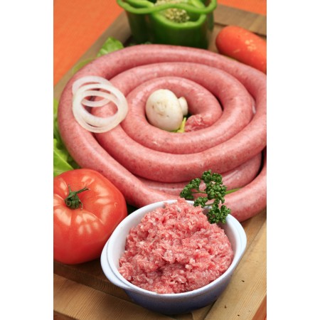 Lot promotionnel SEPTEMBRE 2026 1 KILO SAUCISSE PORC ET BOEUF ET 1 KILO HACHIS PORC ET BOEUF