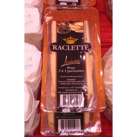 Raclette en tranches paquet de 400g